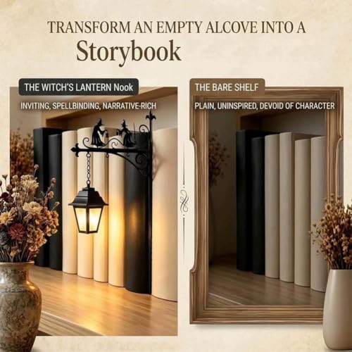 Faroles de biblioteca de brujas que eliminan la fatiga visual con luz LED para libros cómoda 2