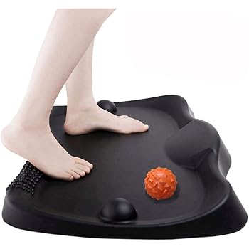 Amazon Com Ergohead Standing Desk Mat Upgraded Ergonomic Not Flat Vibrating Office Standing Mats For Foot Support And Massage Anti Fatigue Comfort Floor Mat 26 X 28 Inches Black Kitchen Dining