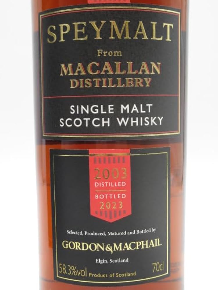 値下げ スペイモルトフロム　マッカラン　2003-2022　ゴードンマクファイル ゴードン＆マクファイル スペイモルト フロム マッカラン2003