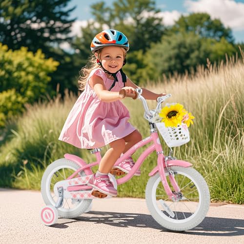 Image of BABY JOY Kids Bike, 12 14 16 18 20 Inch Boys Girls Bike w /Removable Basket