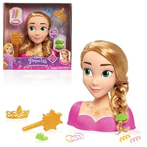 Disney Princess Rapunzel Frisierkopf mit 10 Accessoires