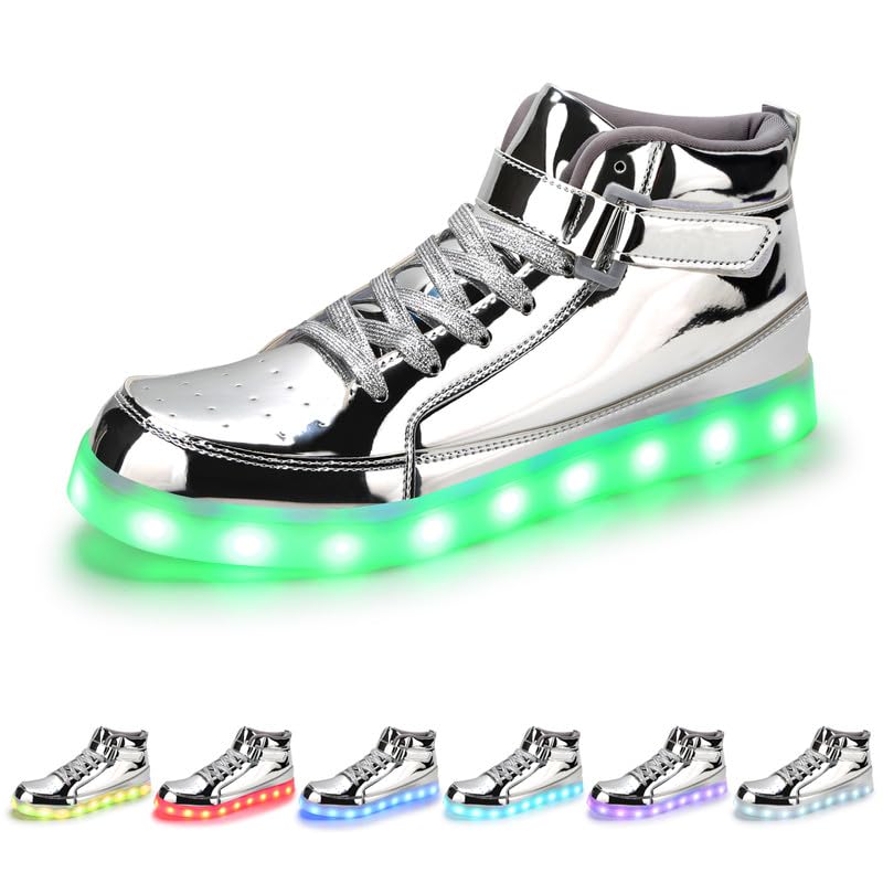 Padgene Kids LED Light Up Shoes USB Rechargeable Unisex Boys Girls LED Sneakers Cool Flashing Low Top Sneakers Luminous Shoes3