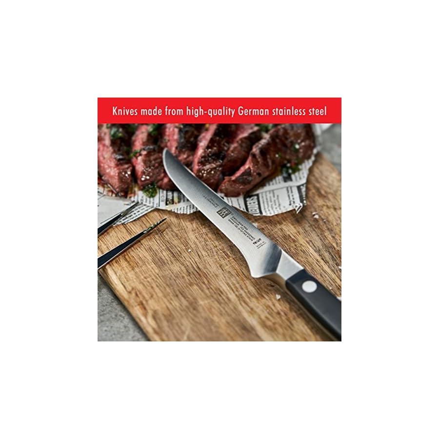 Zwilling-JA-Henckels-Pro-4-pc-Steak-Knife-Set-BlackStainless-Steel-45-38430-002 Zwilling J.A. Henckels Pro 4-pc Steak Knife Set, Black/Stainless Steel, 4.5" (38430-002)