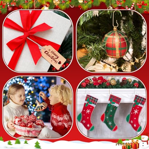 Junebrushs 8154 120Pcs Christmas Ornament Hooks And Strings thumb #6