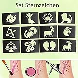 Glitzertattoos Kinderschminken Airbrush