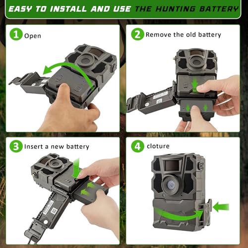 Fancy Buying 7000mAh Rechargeable Battery Trail & Game Camera Battery Compatible with Tactacam Pack Reveal Hunting Camera X, X Pro, Pro 3.0, X Gen 2.0, X Gen 3.0, XB, SK - 7.4V 51.8WH (Pack of 1) by Fancy Buying - Image 6