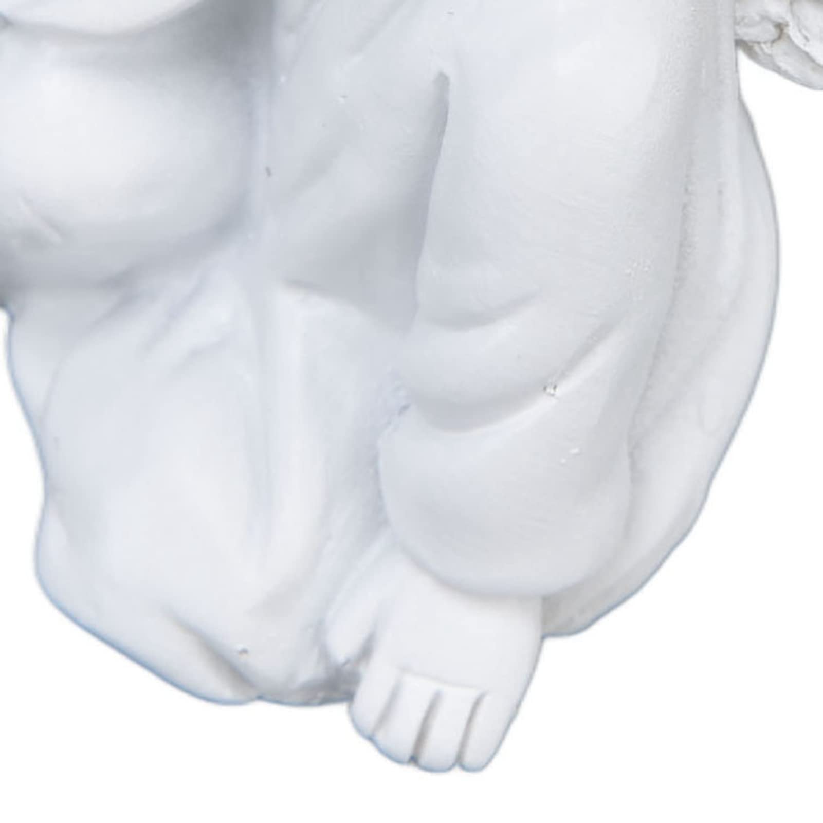 Statuette Ange Gardien Résine 6x5.5cm Décoration Intérieure Extérieure Cadeau Religieux Catholique