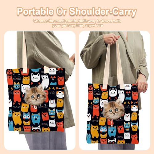 Mignon chien chat out bag souple pour stopper les griffures en voyage