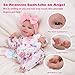 BABESIDE Lifelike Reborn Baby Dolls Dara - 20 Inch Realistic-Newborn Baby Doll Girl Handmade Real Life Baby Dolls with Clothes and Toy Accessories Gift for Kids Age 3+