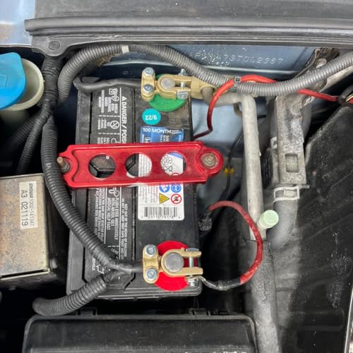 image for Ampper Brass Battery Terminals Connectors Clamps, Top Post Battery Ter