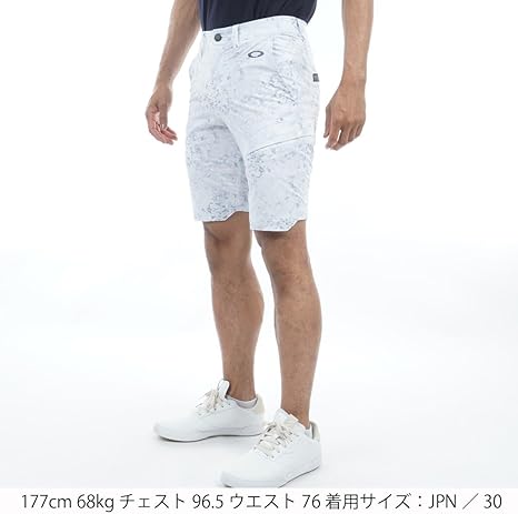 Amazon | [オークリー] ゴルフハーフパンツ SKULL BLOOM QUARTZ