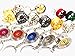 boost-key.com Luxus Schlüsselanhänger aus Metall Felge Auto BBS Vossen Chrom Anhänger Schlüsselring Lederband Leder von VmG-Store (BBS Blau)
