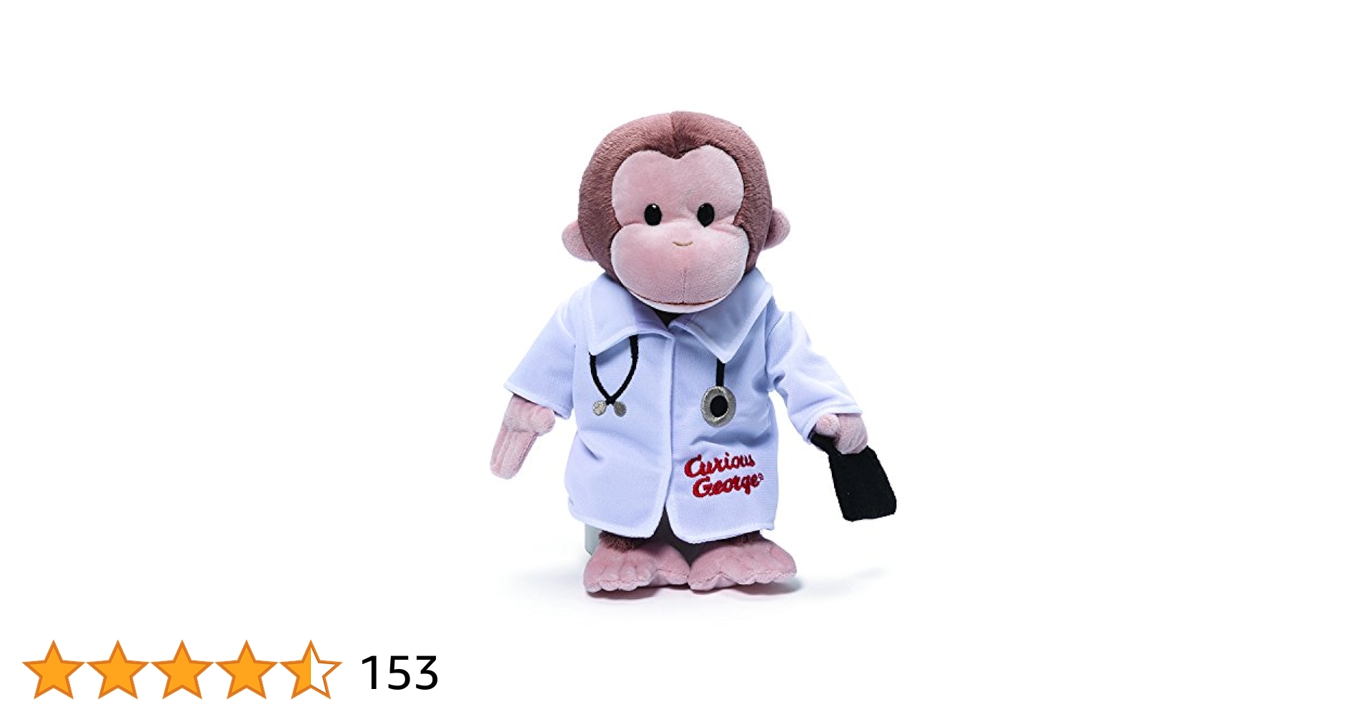 アメリカGUND 社　Curious George ぬいぐるみ Amazon.com: GUND 75th Anniversary Curious George : Toys & Games