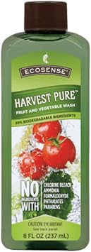 Melaleuca Harvest Pure Fruit and Vegetable Wash 8 fl oz Biodegradable Produce Cleaner Removes Dirt, Residue & Surface Contaminants Food-Safe Formula, Easy Rinse