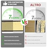 Zoom IMG-1 contenitori frigorifero organizer 1pcs acciaio Zoom IMG-1 contenitori frigorifero organizer 1pcs acciaio