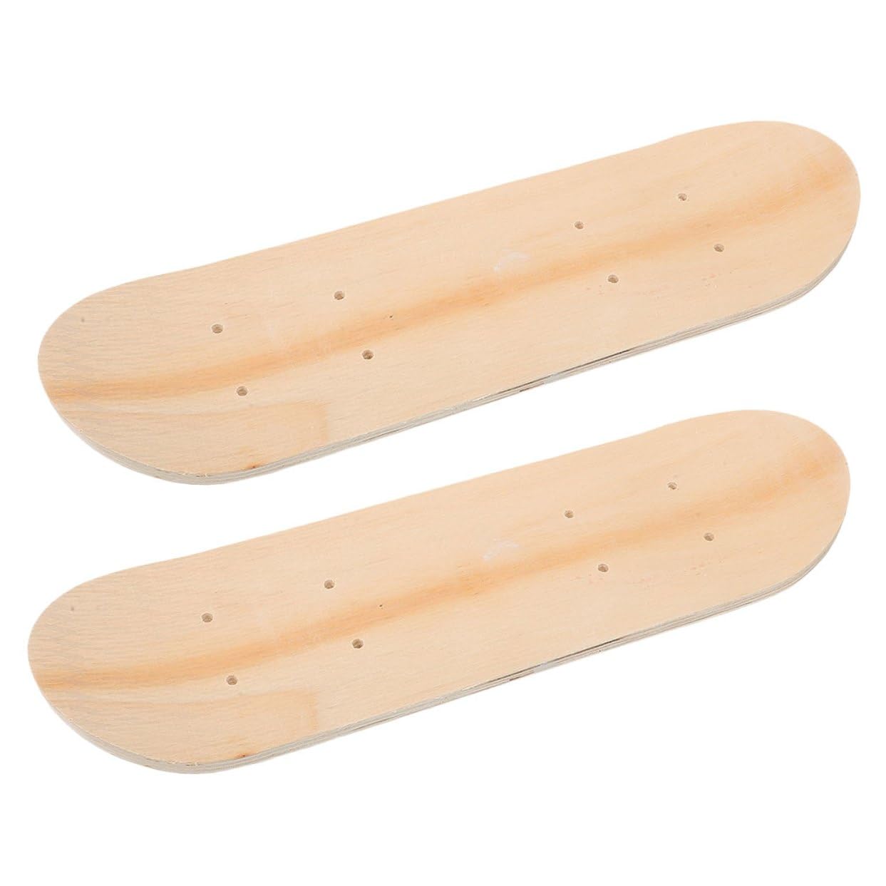 Cabilock Planche de Skateboard en Bois Brut 60 Cm Double Face 2 Pièces pour Bricolage Graffiti DIY, Surface Personnalisable, Skateboards Garçon et Filles Créatifs, Présent Artistique Plein