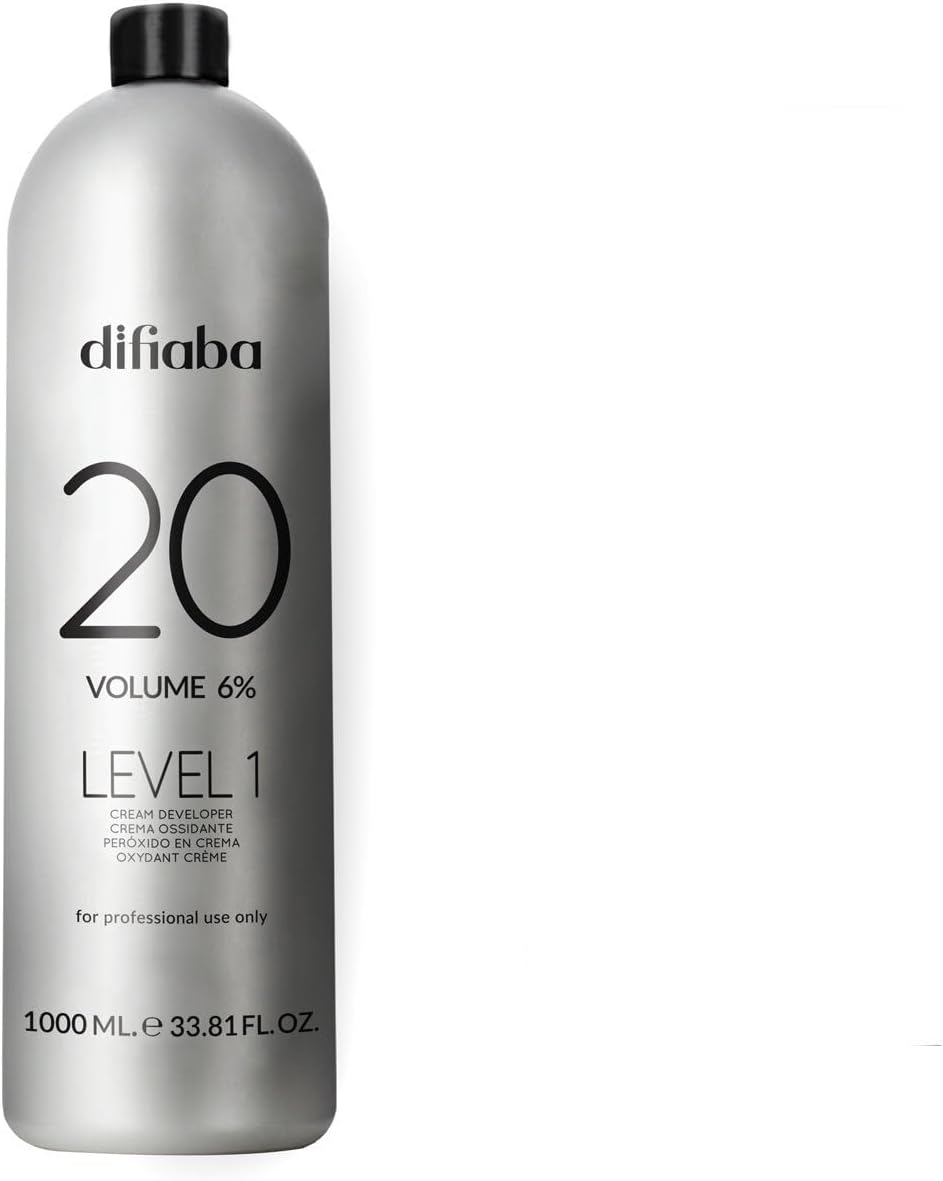 Hair Developer - Professional Cream Developer - Level 1 Developer 20 Vol - Nourishes & Strengthens Hair - High Viscosity & Gentle on Scalp - Provides Long-Lasting Colors (33.8 fl oz)