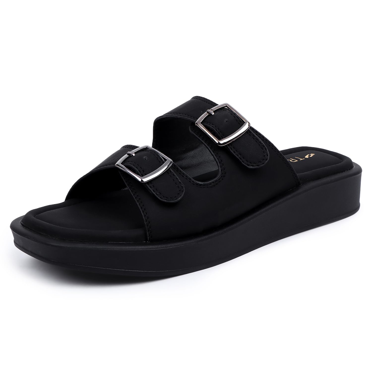 See full amazon price history chart for TRASE Zenstrides Women’s Fancy Flat Slippers – Casual Sliders With Adjustable Ankle Strap, Comfortable & Lightweight Footwear (Black, 8 UK) TRASE Zenstrides Women’s Fancy Flat Slippers – Casual Sliders With Adjustable Ankle Strap, Comfortable & Lightweight Footwear (Black, 8 UK) (B0DFY1T2BN) Amazon Price History, Amazon Price Tracker