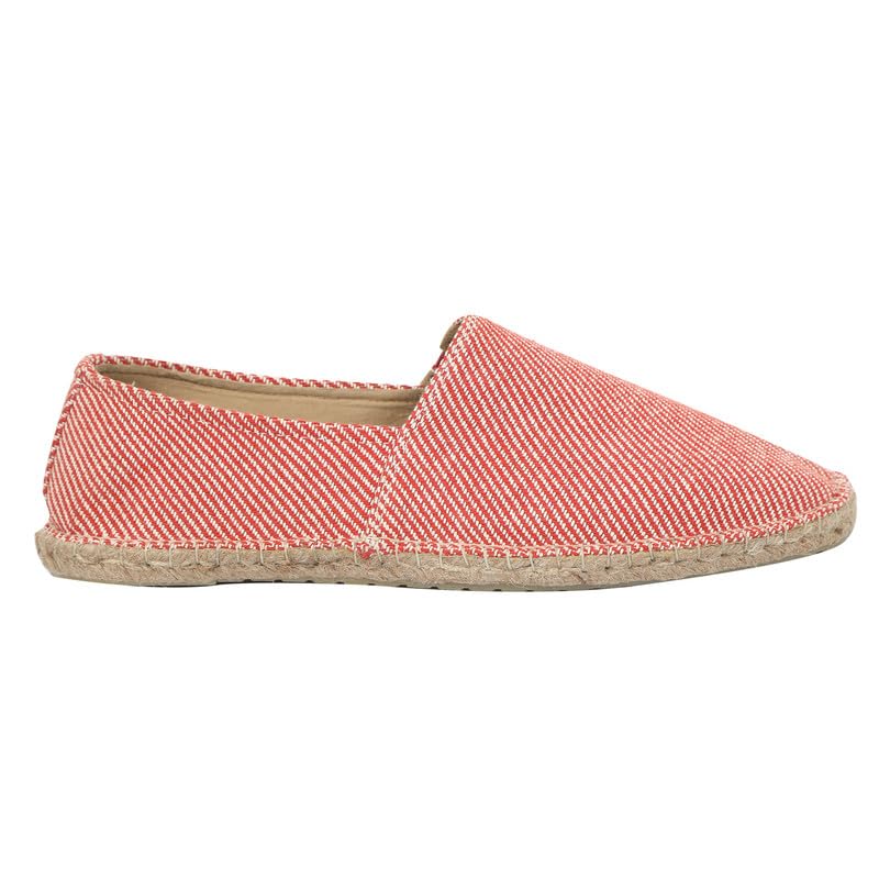Men's Espadrille Canvas Casual Shoes - Pink | Shoes for Men and Boys | Casual Shoe | (Size:6)