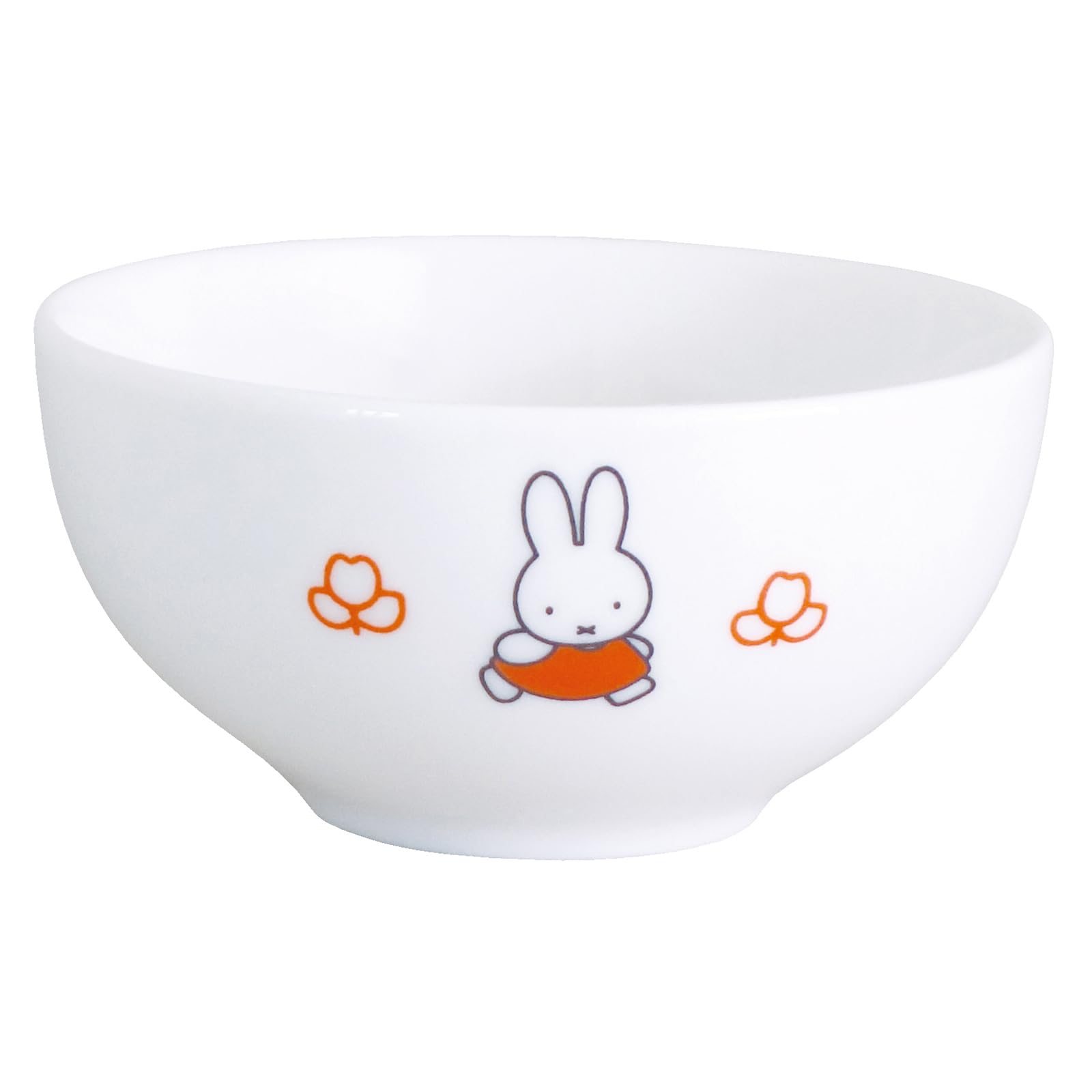 Dick Bruna "Miffy Miffy" Rice Bowl, approx. 4 inches, "Walking Series", Microwave and Dishwasher Safe, Tableware, Goods, Accessories, Made in Japan, 218140 : Home & Kitchen