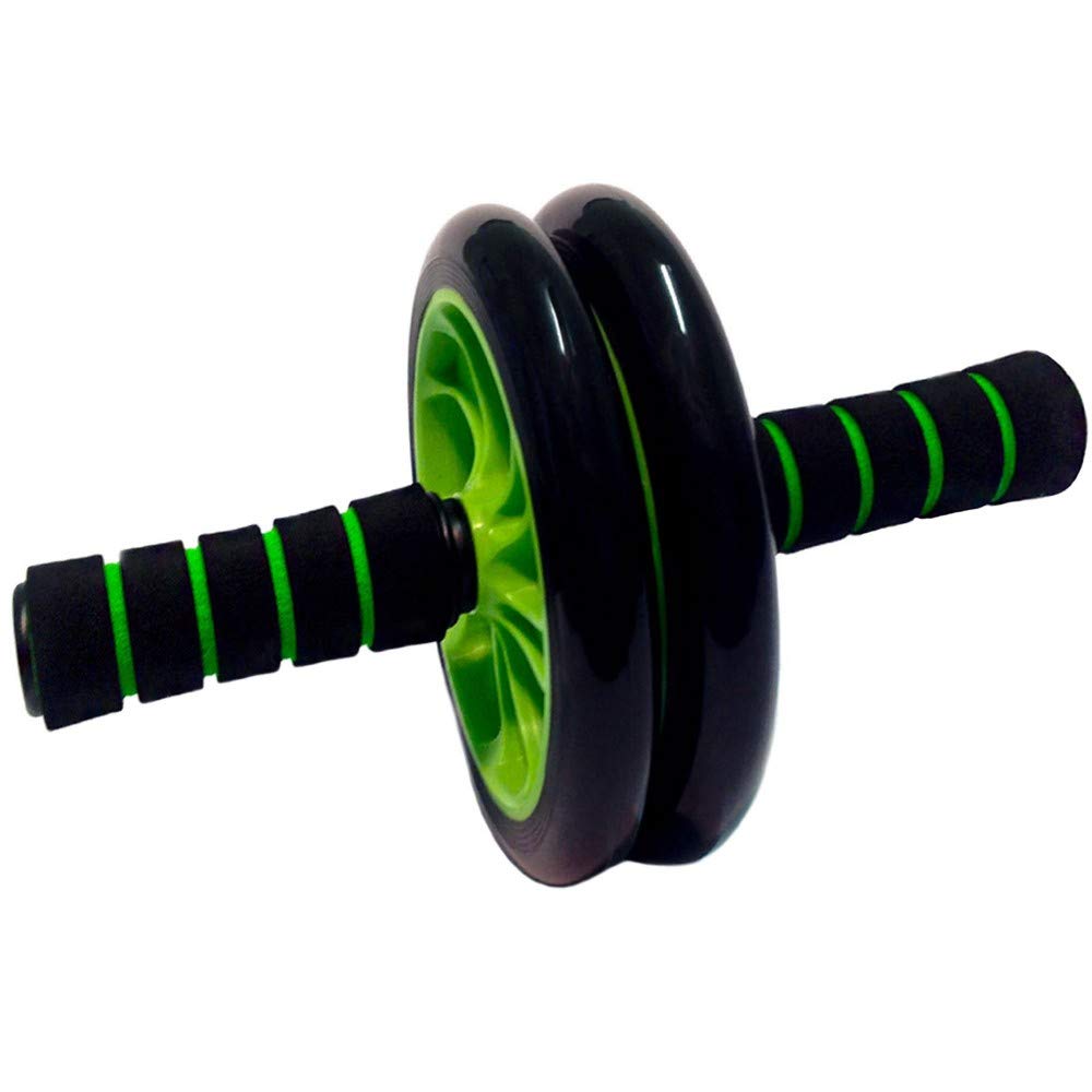 Unisex Dual Wheel AB Roller with 2 Latex Resistance Tubes - for Core Abdominal Workouts and Belly Fat Burner-image-38