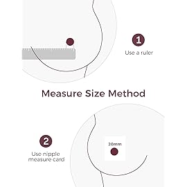Momcozy Original Replacement Accessories for M5| M6| M9, Food-Grade Silicone & BPA Free, Original Breastfeeding Parts, Inserts 15mm, 4 Pack