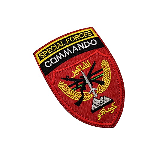 Patch de commando special afghan ecusson brode militaire ISAF de haute finition - 6