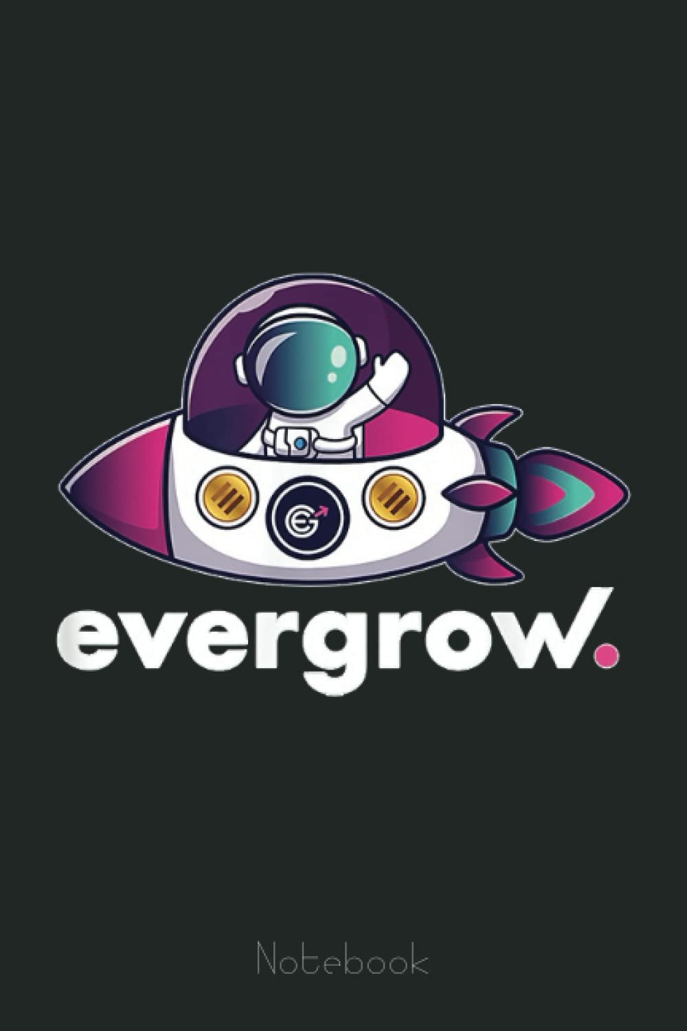 Evergrow Coin Crypto Astronaut Rocket Notebook Transaction Log Ledger Air |  Desertcart Tunisia