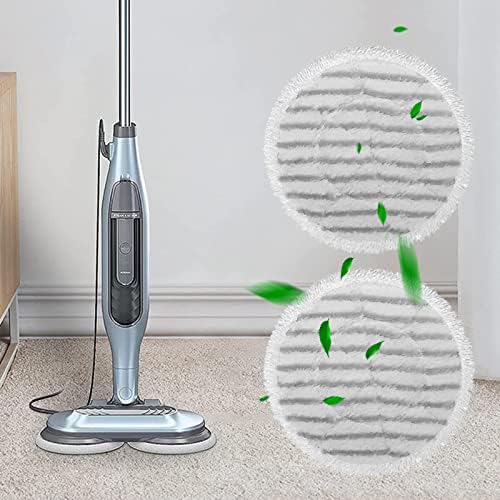 Carkio Replacement Steam Mop Pads Compatible with Shark S7000AMZ S7001 S6002EU,Steam & Scrub All-in-One Scrubbing Mop (6 PCS)