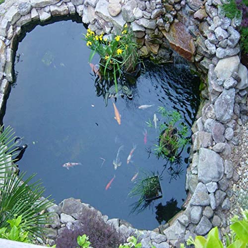 VSOYRA HDPE Teichfolie Gartenpoolmembran 0.12mm Stärke Teichmembran Heavy Duty Teichplane Robuste Membran Für Koiteich Aquakultur Teichwanne 4x4m 5x6m 6x6m 7x8m 8x8m – Bild 3