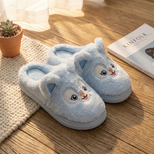 Image of VRITRAZ Soft Comfy Fur Indoor Outdoor Soft Bottom Fur | Anti Skid | Lightweight Winter Slipper, Warm House Chappal