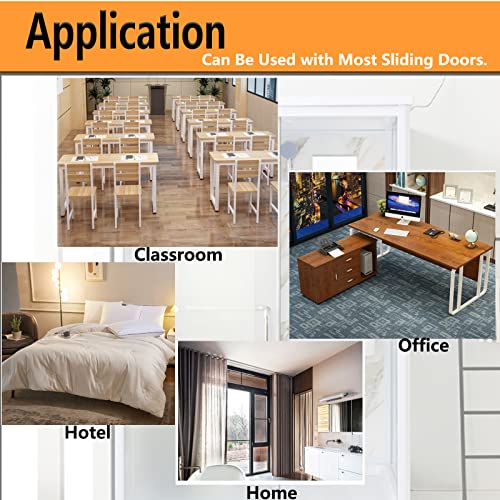 6Pcs Shower Door Anti-Collision Block,Furniture Bottom Guide Assembly,For Glass Sliding Door Shower Door Anti-Collision Block,With Screws(Transparent) #TOP4