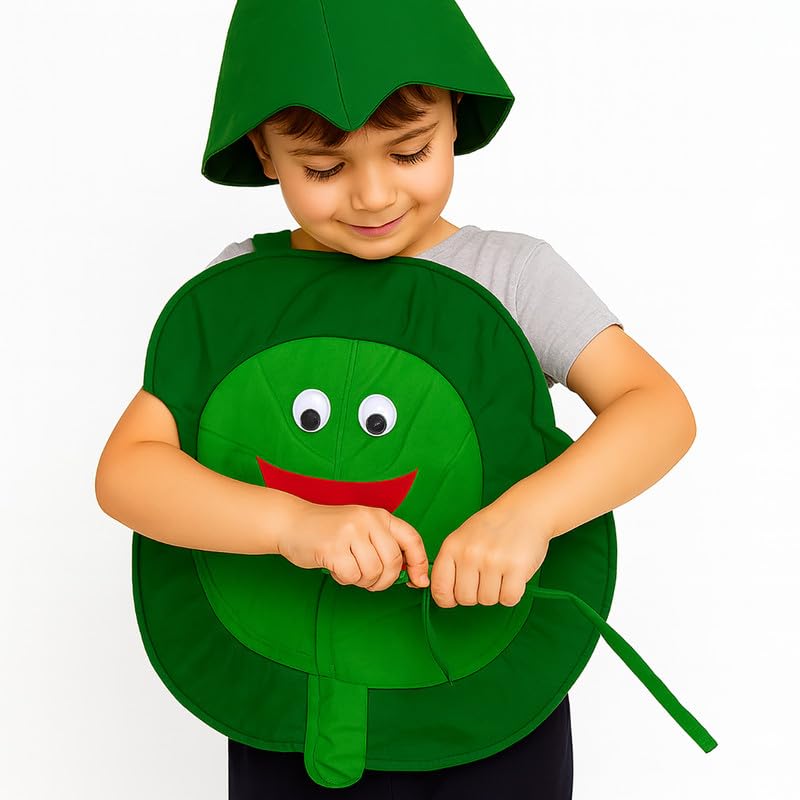 Image of FancyDressWale Fruit & Vegetable Fancy Dress Costume for Kids | Free Size 2-10 Years | School Fancy Dress, Stage Shows, Theme Parties