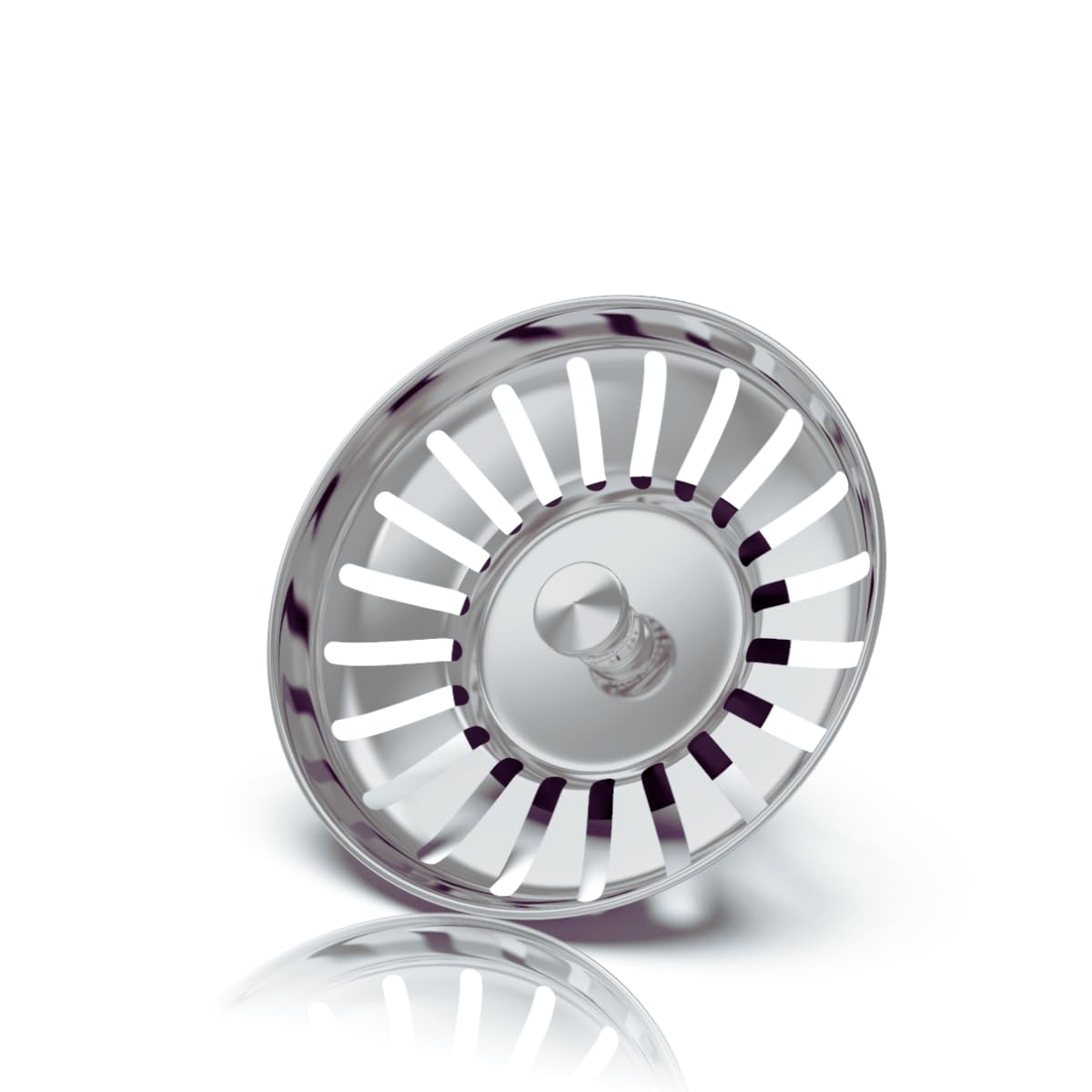 Tappo Lavandino Universale Ø82mm - Filtro Con Funzione 2 In 1 - Foto 8