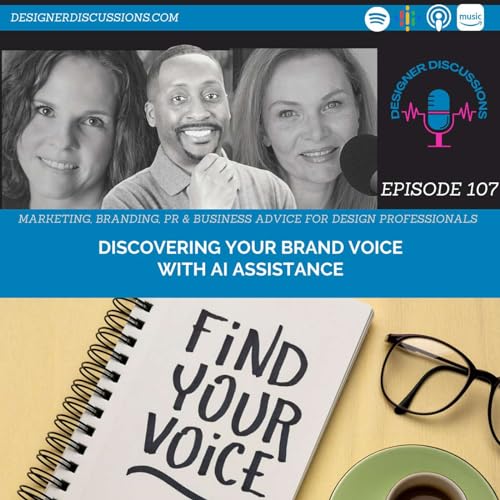 Discovering Your Brand Voice with AI Assistance Podcast Por  arte de portada