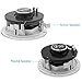 Wifi Bluetooth Ceiling Mount Speakers - 5.25” In-Wall/In-Ceiling Dual Active & Passive Speaker System (2) Flush Mount w/ Powerful 240 Watts Remote Control & MUZO Player Compatible - Pyle PDICWIFIB52