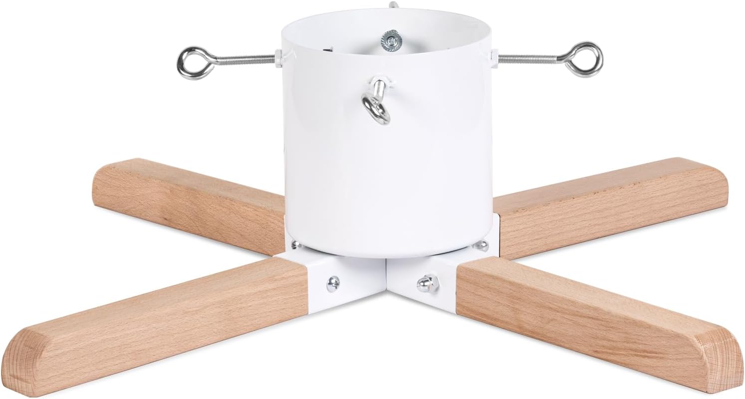 HarcoHome Christmas Tree Stand for Live Tree, Sturdy Metal