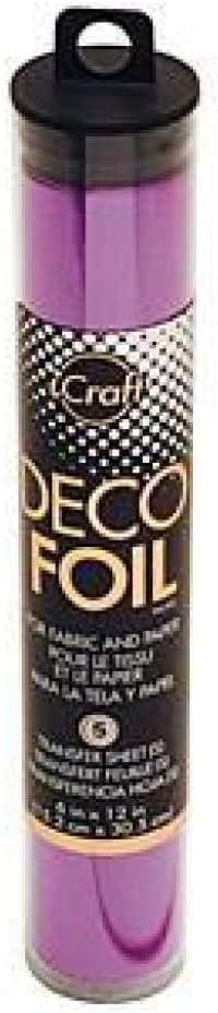 Deco Foil, 5 Transfer Sheets, 6" x 12", Purple