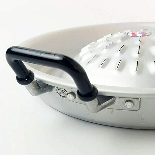 Miniatura 3 de Aluminio Mookata Tailandés Coreano Bbq Sartén de carne de humo Parrilla de carbón de cerdo Utensilios de cocina asiáticos Estilo 12" 14" 16" (40 cm)