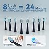 7AM2M Sonic Electric Toothbrush for Adults and Kids- High Power Rechargeable Toothbrushes with 8 Brush Heads,5 Adjustable Modes, Built-in 2-Minute Smart Timer,4 Hours Fast Charge for 30 Days(Navy)