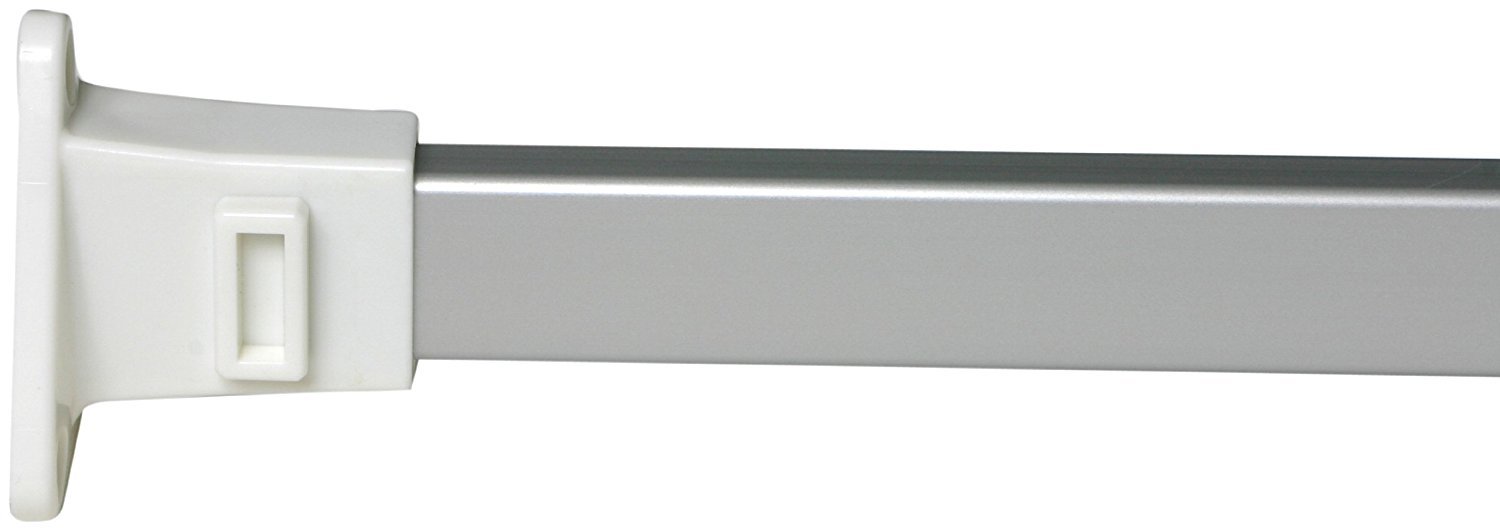 Croydex Modular Shower Curtain Rail System 6 Configurations Silver