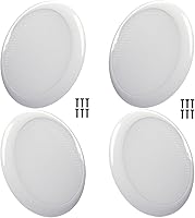 Vista 11 de Luces LED de 12 voltios de 7 pulgadas CC 12/24 V 10 W Downlight 5500-6500K blanco brillante cúpula redonda cámper RV luces interiores de techo LED