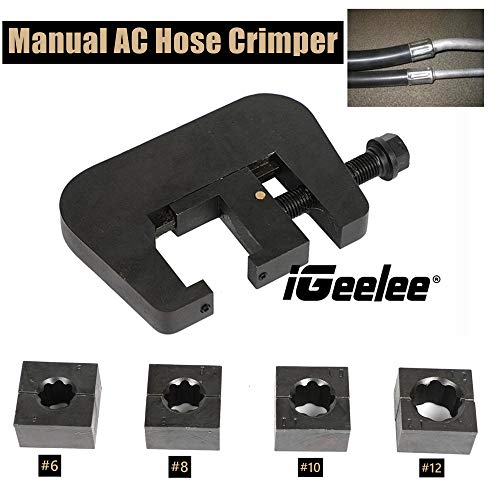 iGeelee Automotive A/C Hose Crimper Tools IG7843B for Air Conditioning