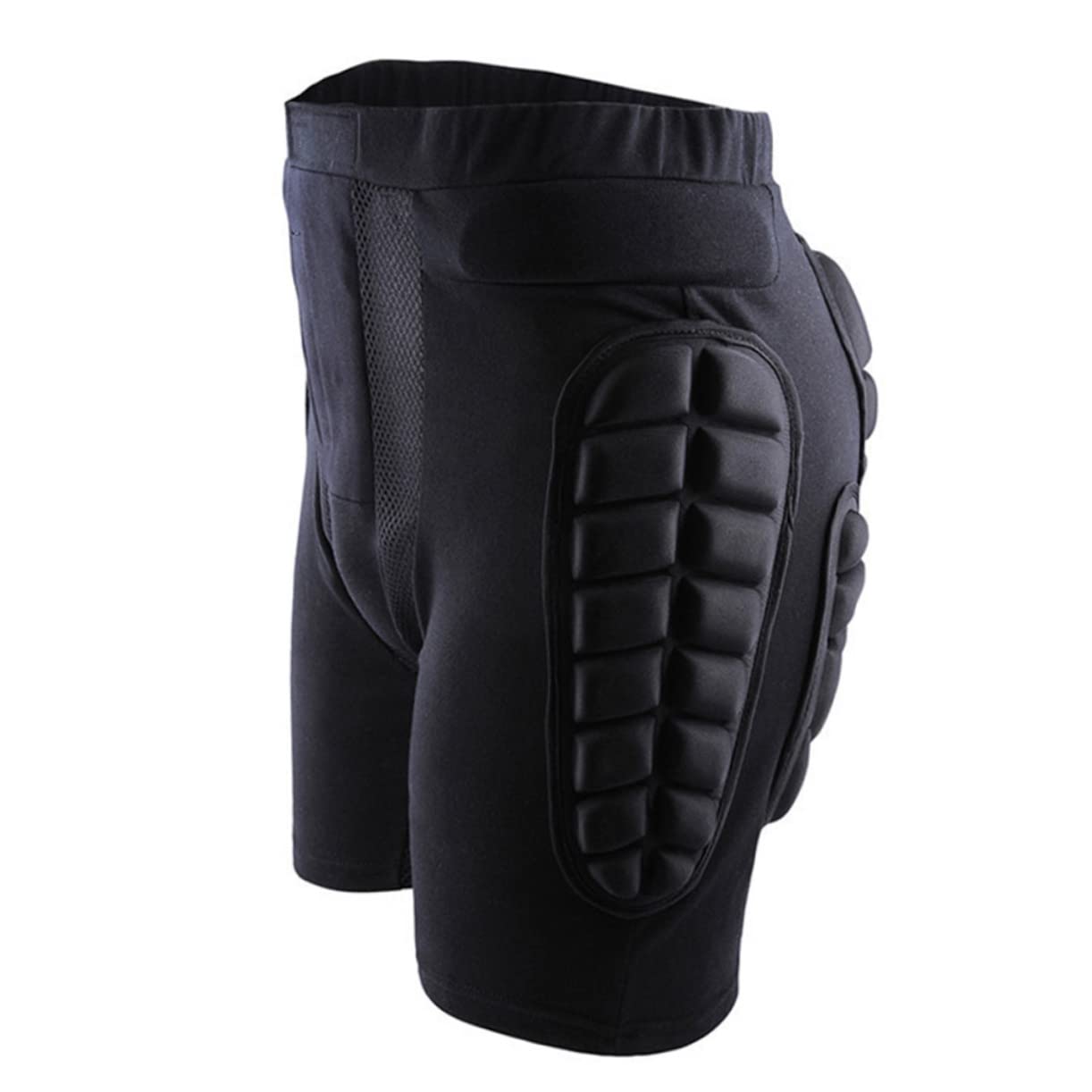 WHAMVOX Butt Pads Snowboarding Ski Protective Gear Skiing Pants PVC Pads for Boys and Girls Adults Protective Shorts (Large Black)