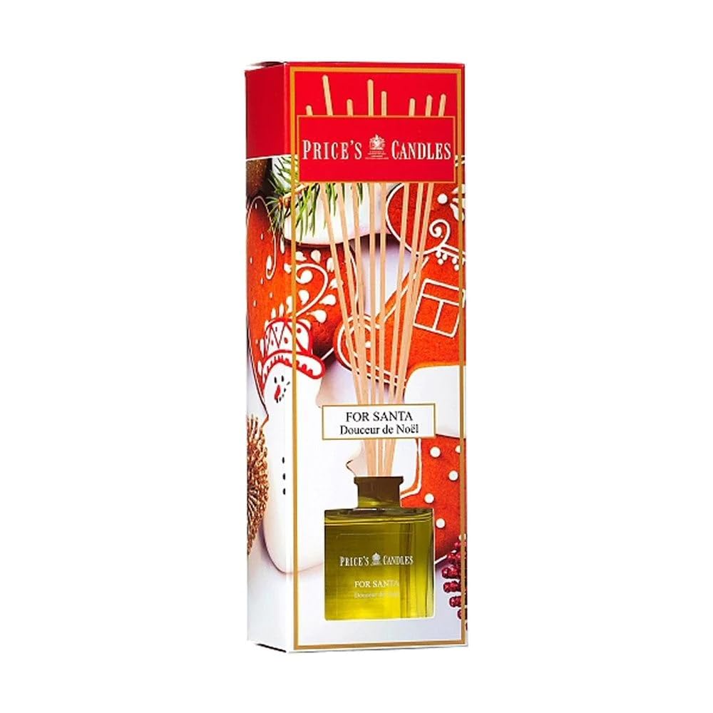 Price's Women's For Santa Prices's Candles Reed Diffuser 100Ml Home Fragrance Diffuser With Scented Reeds Long Lasting Room Air Freshener Gift For And Men