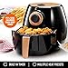 Gotham Steel Air Fryer XL 3.8 Liter with Rapid Air Technology for Oil Free Healthy Cooking Adjustable Temperature Control with Auto Shutoff–Dishwasher Safe with Nonstick Copper Coating–As Seen on TV