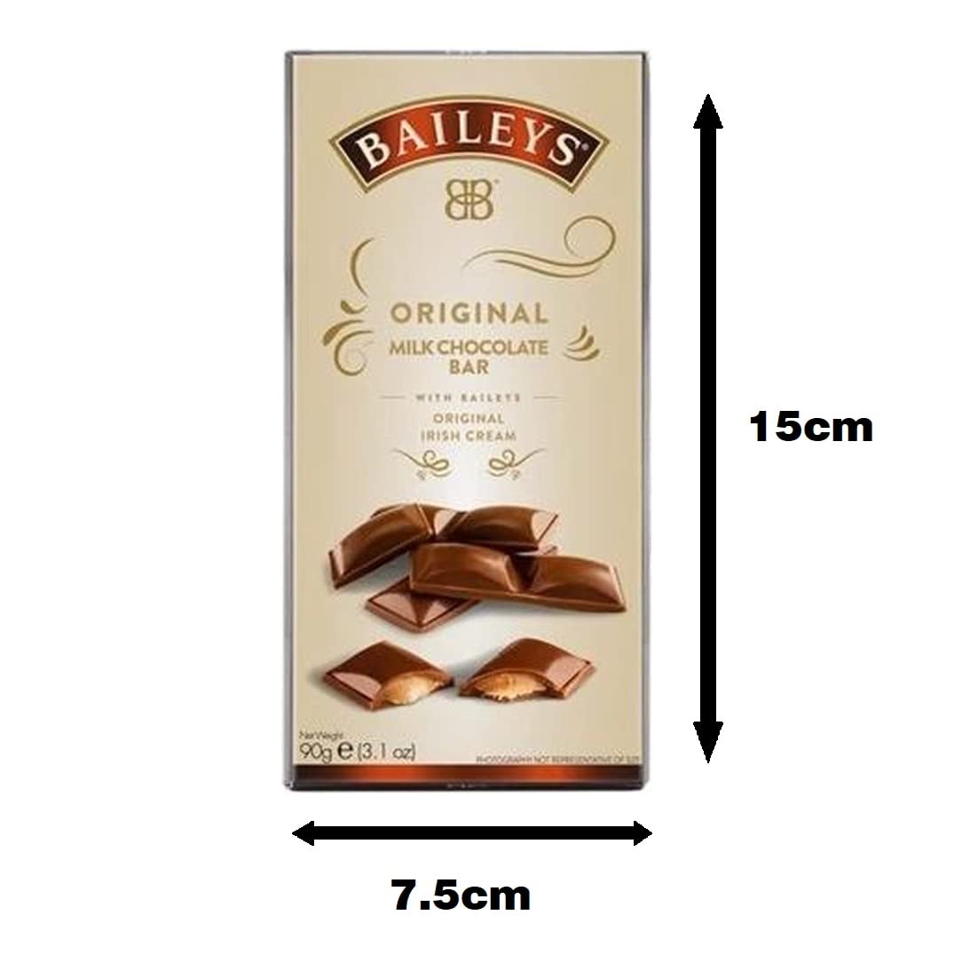 Baileys Paquete de 15 barras de trufa de chocolate de 90 g