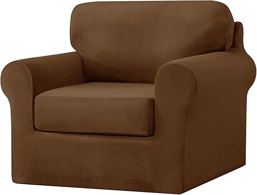 Miniatura 36 de UNBBRRL Fundas de sofá de 7 piezas para sofá, funda de repuesto para sofá Ektorp de 3 asientos con 1 funda principal, 3 fundas de cojín de asiento,