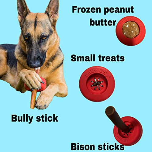 Bully Stick Halter für Hunde - Große Größe - Interaktives Hundespielzeug, Hundeleckerlihalter, Slow Feeder, Leckerli-Spender, Kauspielzeug und Hundesicherheitsvorrichtung