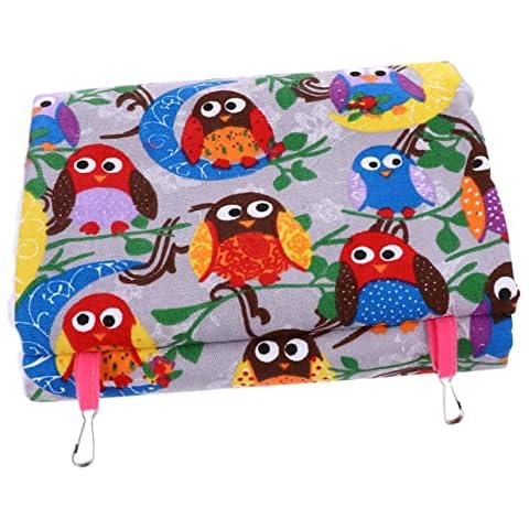 Mipcase Winter Shed Bird Comfortable Pet Cockatiel Tent Suspending House Budgie Lovebird Warm Snuggle Parakeet Nest Bed Birds Indoor Fluffy Hamster Brrdcage Finch Warmth Hut for Sleeping Cover